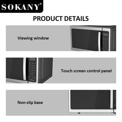 SOKANY10020微波炉家用微波一体光波炉烤箱42L大容量多功能微波炉