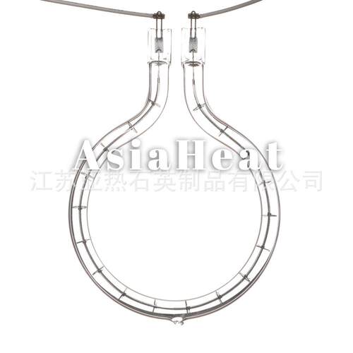 波长0.76-1.4um400瓦400W水分仪仪器石英玻璃加热器卤素灯管