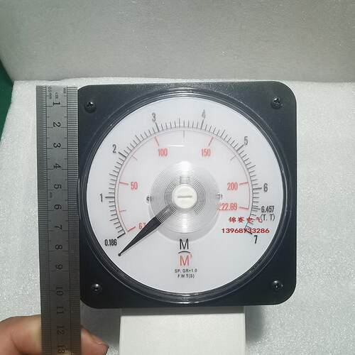 船用仪表110广角度240度旋转4-20MA输入双排线指示F.WT(S)