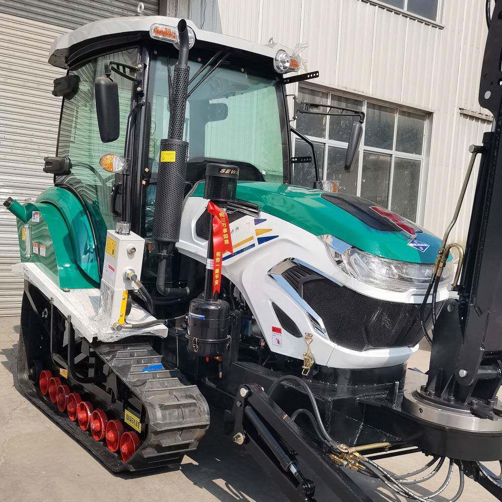 水稻田履带式旋耕机大型果园除草开沟机多功能农用推土机