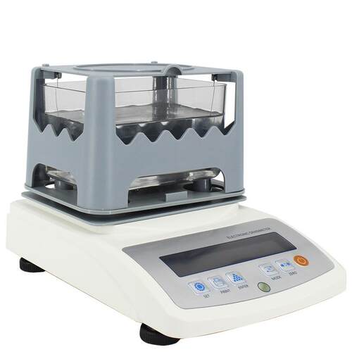 橡胶颗粒密度计测量PVCPE塑料颗粒PP再生料泡沫电线电缆管材比重