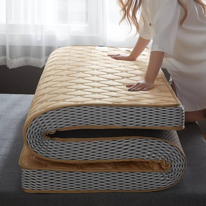 新款乳胶床垫加厚榻榻米软垫海绵垫单人宿舍家用1.8m床双人褥垫子