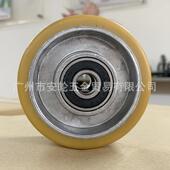 德国WICKE TOPTHANE威卡脚轮3寸聚氨酯铝合金轮芯82mm单轮102057