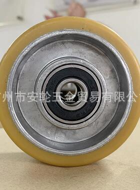 德国WICKE-TOPTHANE威卡脚轮3寸聚氨酯铝合金轮芯82mm单轮102057