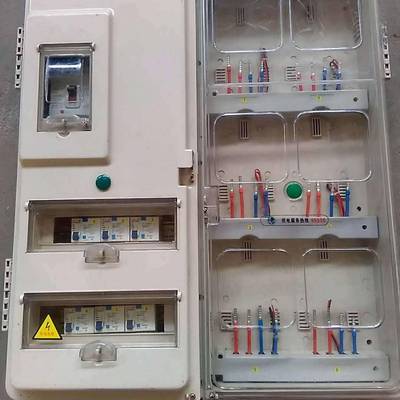 玻璃钢电表箱多相电表箱配电箱透明插卡电表箱电缆分线箱计量箱