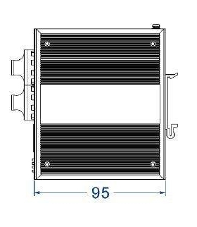三旺 ICP222-2F-2CI 2路CAN bus 支持2路CAN转2路百兆以太网光口