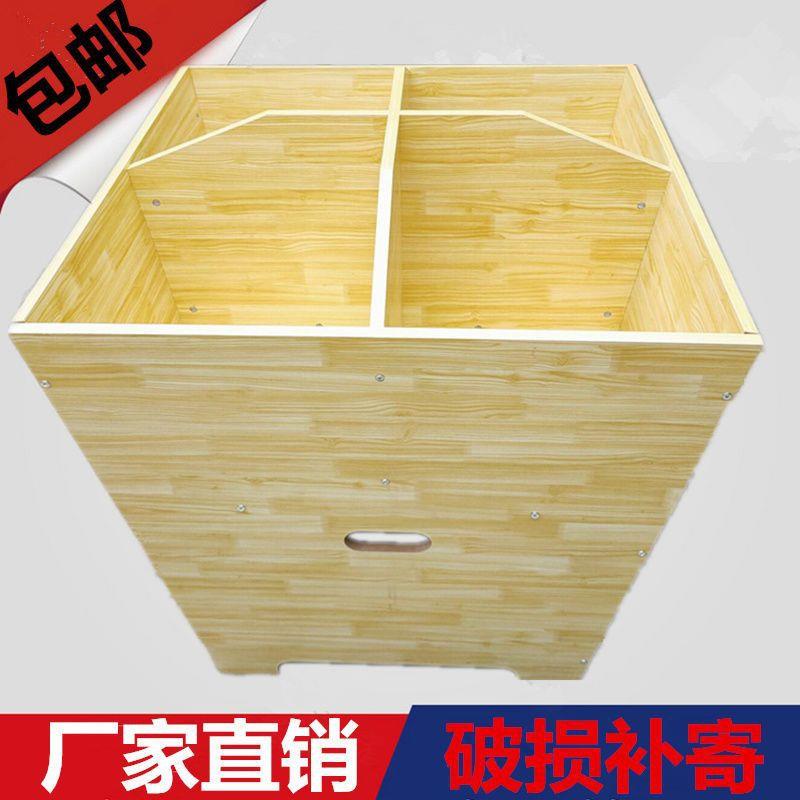 超市米斗四方五谷杂粮柜米面展示柜粮食货架散称米粮桶木制地推无