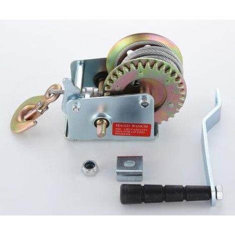 手动绞盘绞车卷扬机织带600LBS手动绞车