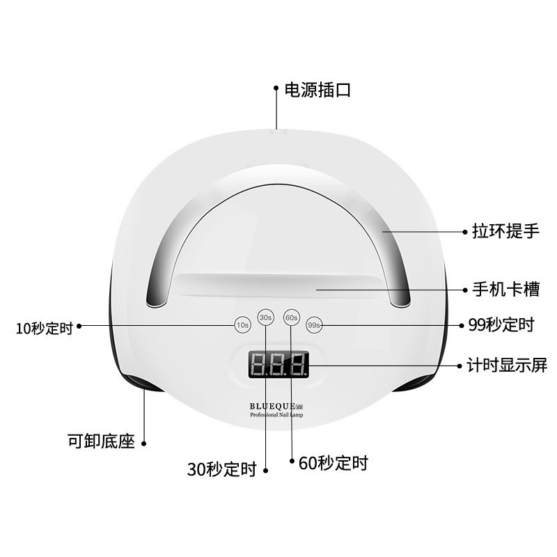 新款带手机支架168W光疗机led美甲机uv指甲烤灯手提式美甲灯,彩妆/香水/美妆工具,美甲灯/美甲机,淘宝优惠券,粉丝福利购,淘宝优惠卷