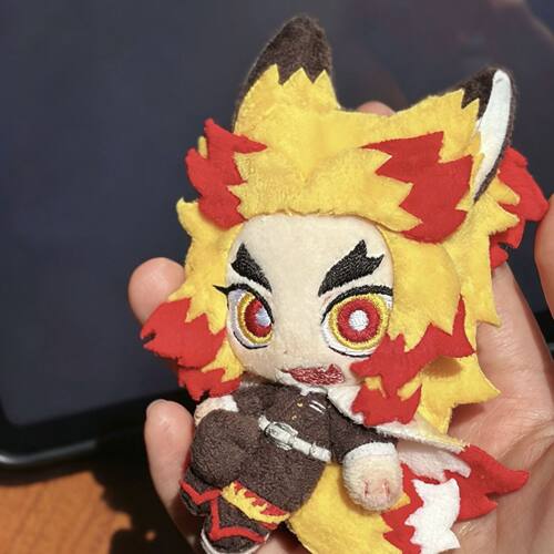 鬼灭之刃炼狱杏寿郎毛绒挂件