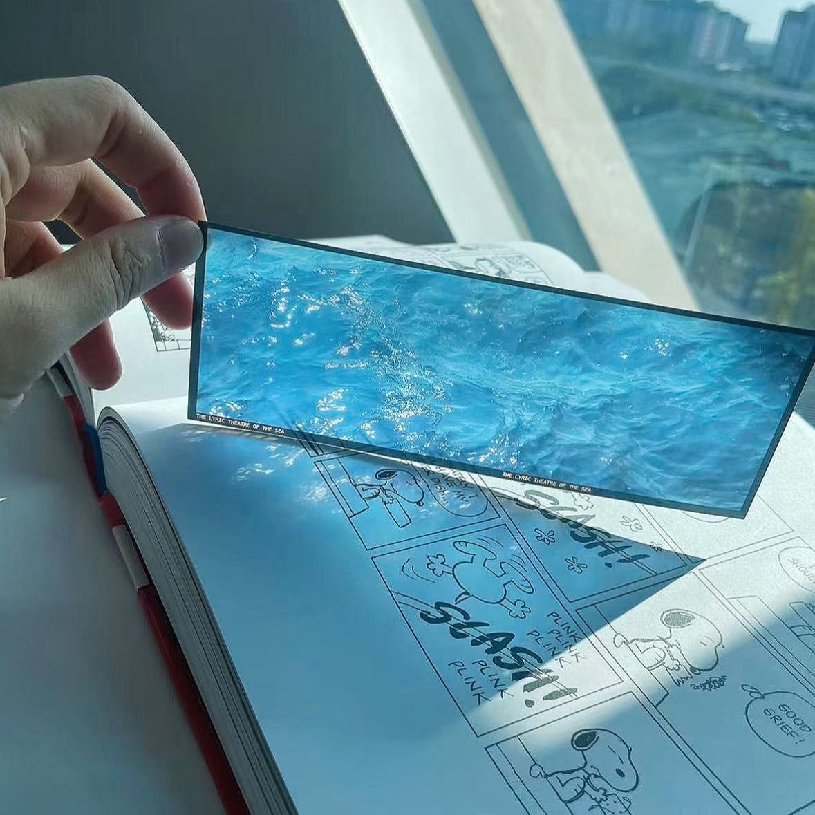 海的回忆录胶片书签海洋主题