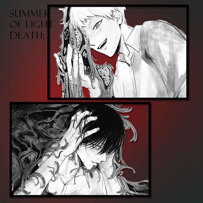 光死去的夏天动漫谷子亚克力透卡