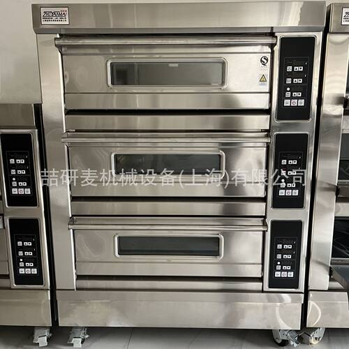 马芬蛋糕烤箱商用三层六盘 大型月饼披萨烤箱 pizza oven平板烤箱