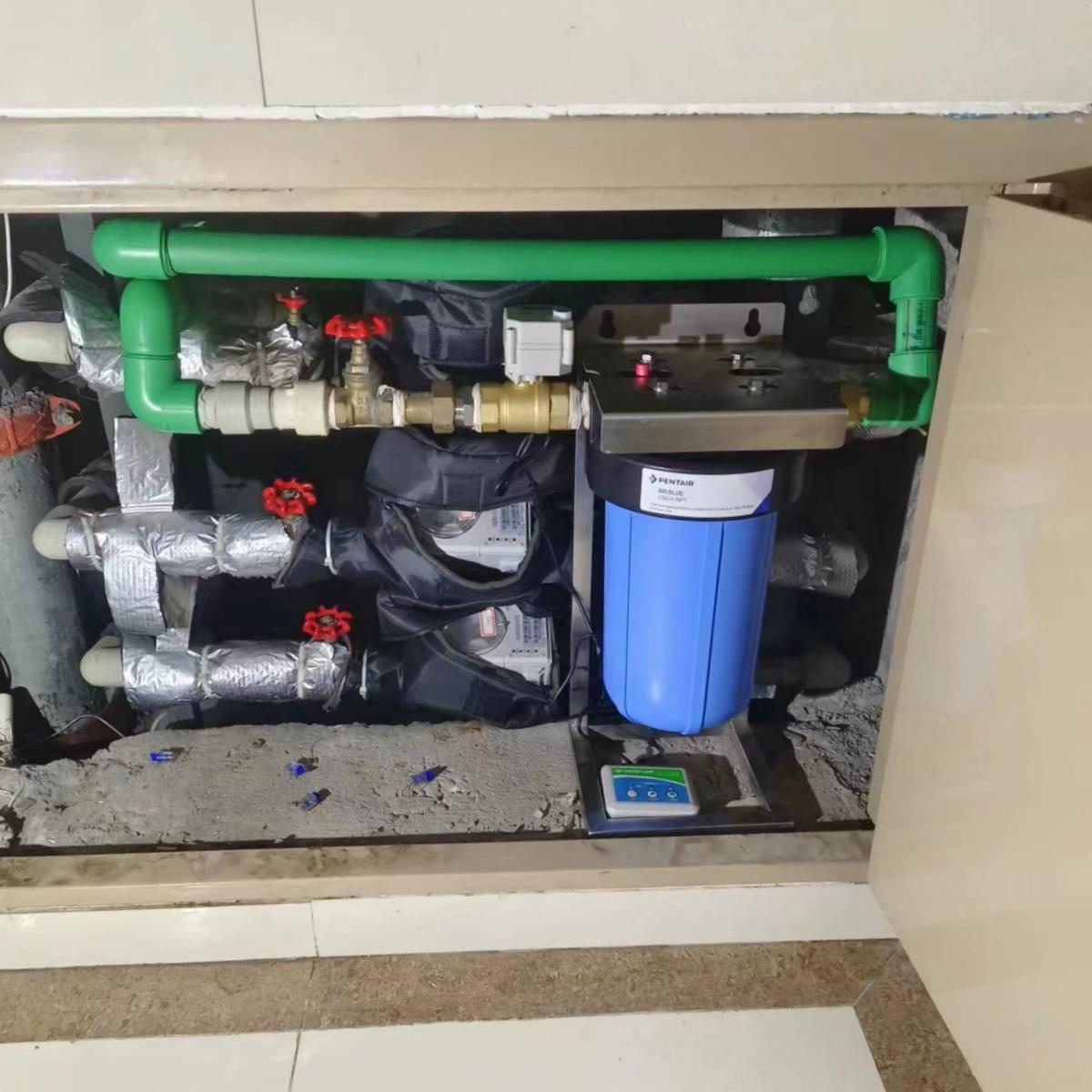 滨特尔净水器家用大蓝瓶活性炭10寸20寸大胖瓶中央过滤器别墅全屋