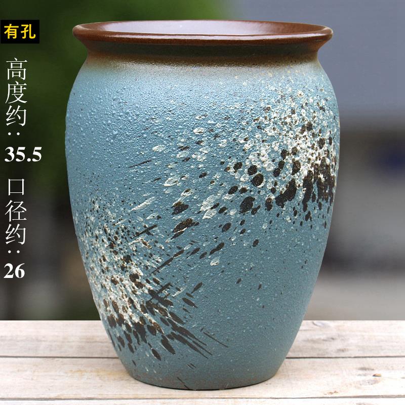 特大号粗陶透气多肉花盆适合九尾狐老桩等绿植盆栽