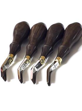 月下良匠手作m390宽铲断削手工皮具DIY工具削边削薄起鼓铲木柄