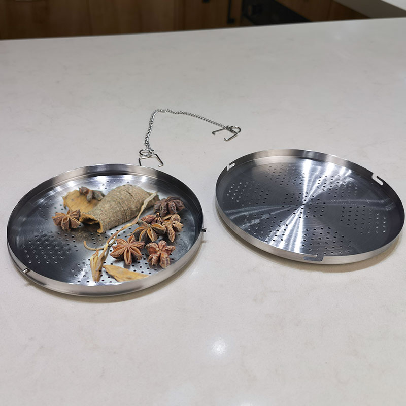 卤味汤料盒 304不锈钢调料盒卤香料球包煲汤袋炖肉泡茶过滤球网