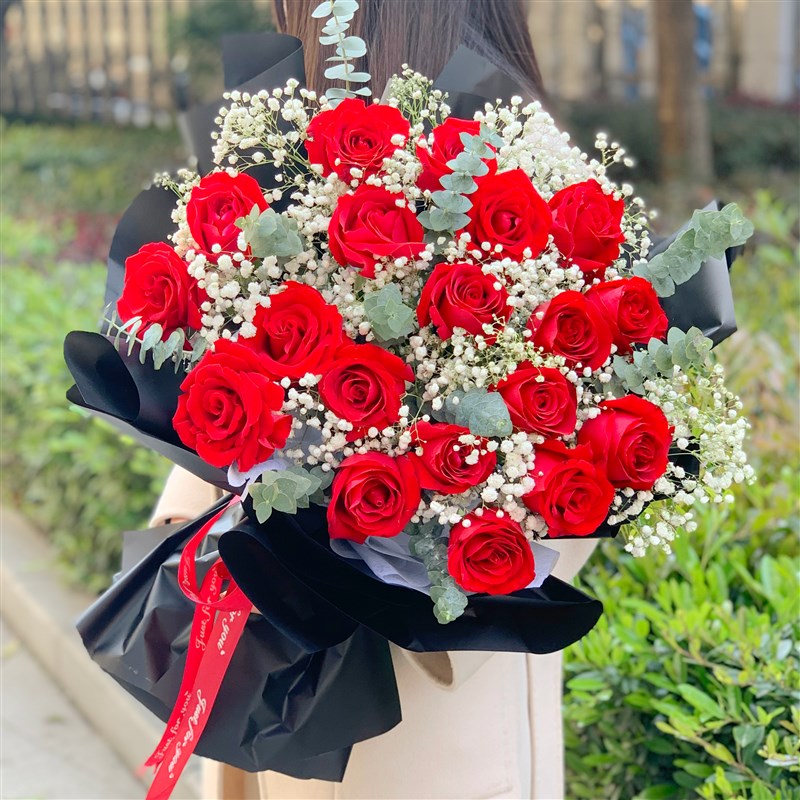 东莞鲜花同城速递生日表白玫瑰花康乃馨向日葵莞城南城虎门配送