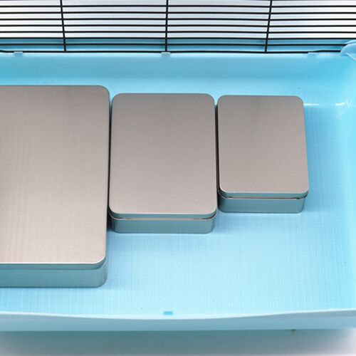 仓鼠用品 夏天消暑仓鼠散热板 防咬铁盒冰屋冰袋冰盒冰床降温用品
