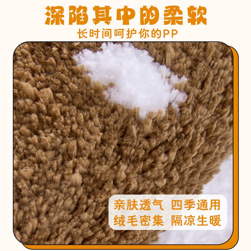 沙发垫椅子坐垫秋冬加厚办公室汽车屁垫宿舍餐桌椅专用毛绒垫子
