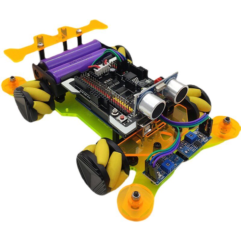 编程智能小车基于Arduino开发板麦克纳姆轮蓝牙APP人工智能小车