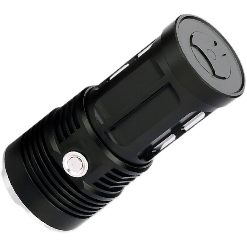 强光3/4/5/6/7/8/9/10/11核T6 LED 神级4节18650锂电池3档手电筒