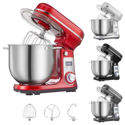 直流静音6L和面机搅面机1200W厨师机打蛋器搅拌机Stand mixer