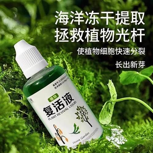 植物复活液针对光杆发黄掉叶快速生长通用型肥料植物生长素营养液