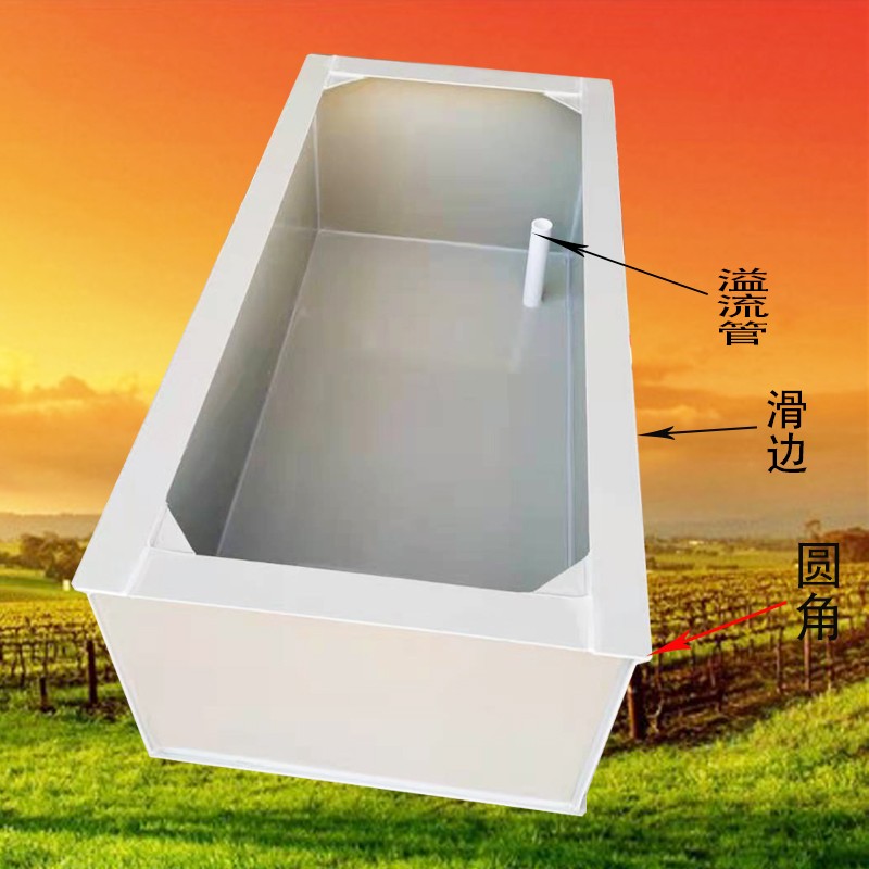 PP新款塑料中型水陆龟缸独立式观赏型锦鲤鱼箱 小龟盒 大型乌龟箱