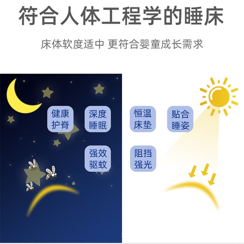 防压婴儿床中床可移动仿生bb床上床便携式宝宝床可折叠新生儿睡床