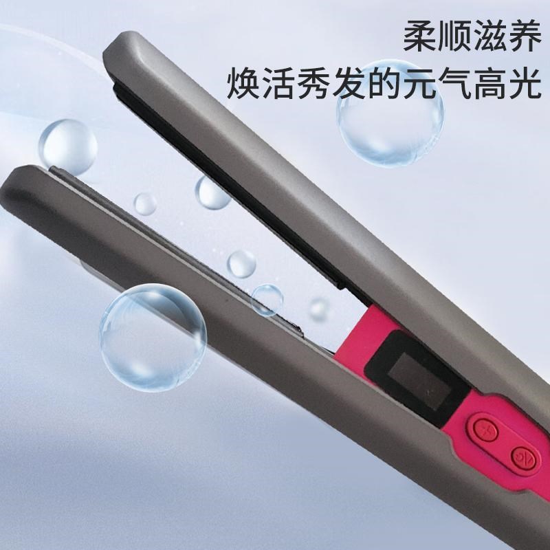 大号电夹板女直发卷发两用加宽直发夹板负离子直发器无线款拉直板