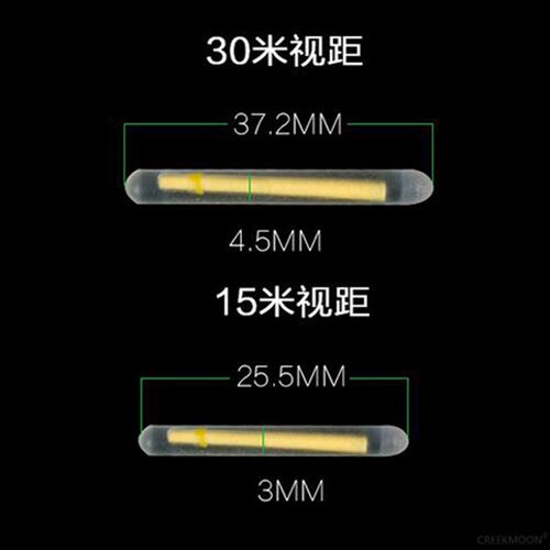 欧申钓鱼夜发光棒直灯泡手海竿夜钓浮漂荧光棒大头卡式夜光棒钓鱼