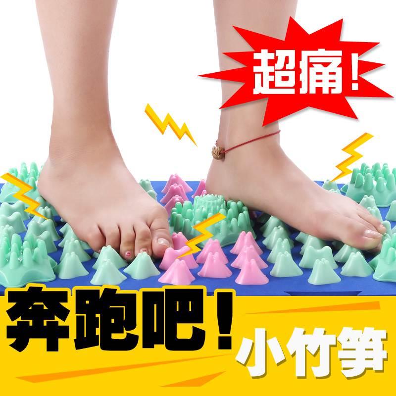 指压板足底按摩脚垫指压板儿童感统训练鹅卵石足底按摩垫硬脚踩趾