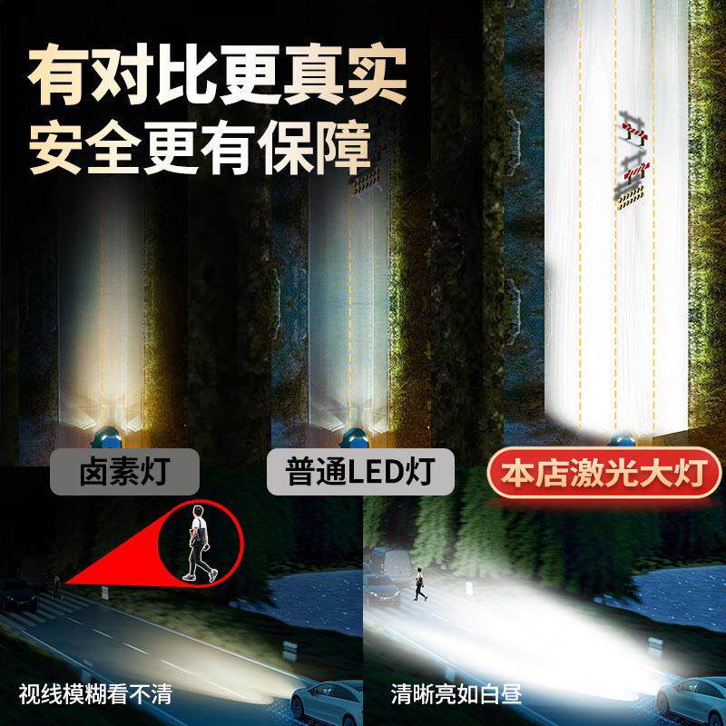 25款长安跨越星光EV改装LED客厅灯近光灯远光车灯超亮激光汽车灯