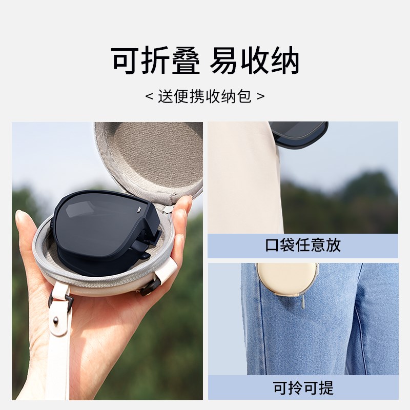 折叠墨镜可套近视镜女开车专用偏光防紫外线近视套镜男士太阳眼镜