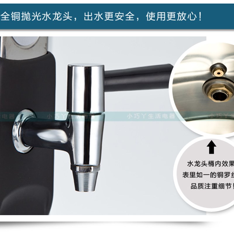 红乐商用不锈钢电热双层开水桶奶茶保温加热桶大容量电汤桶烧水桶
