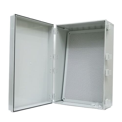 塑料防水配电控制箱800*600明装基业箱防腐酸PC料户外卡扣锁密封