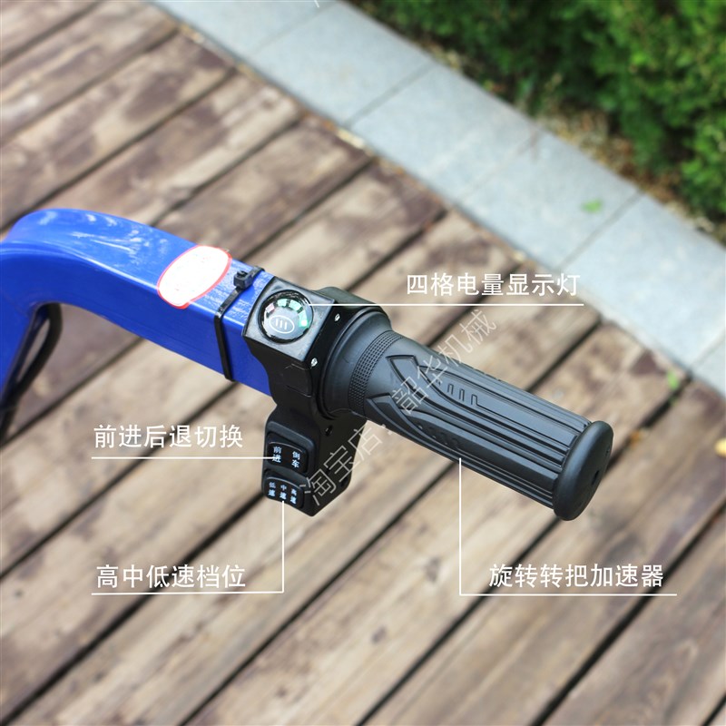 电动鸡公车农用三轮手推车家用双四轮搬运养殖果园爬坡运输小推车