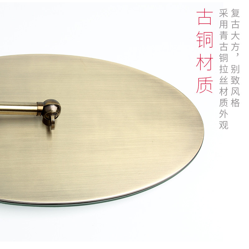 奢侈品专卖店珠宝眼镜店柜台专用镜子摆台式化妆镜佩戴看货镜