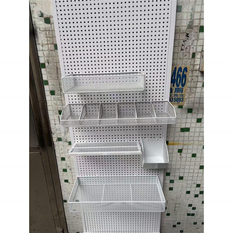 洞洞板落地置物架货架手机配件饰品架立式五金工具挂板超市展示架