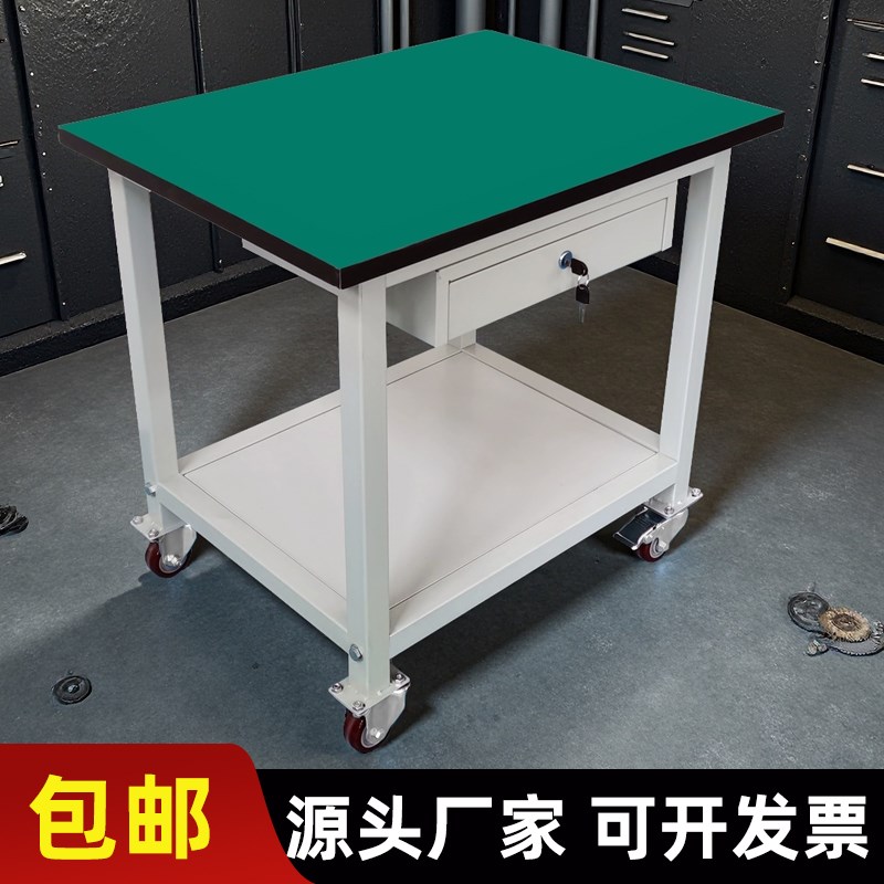 车间防静电手推车工厂拉货拣货物料架周转车多层平板移动小工具车