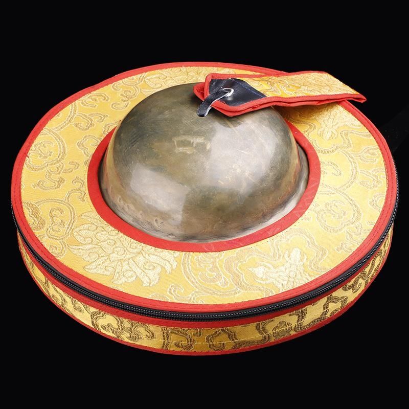 尼泊尔手工铜嚓大鑔子佛具碰铃打击乐器铙钹藏传佛具铜钹饶高档