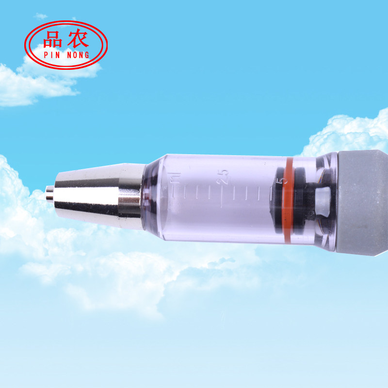 兰玛塔635型鸽鱼鸡鸭鹅猪兔用1-2-5毫升疫苗可调插管连续注射器