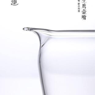玻璃公道杯加厚耐热泡茶分茶器功夫茶具配件带把茶海公杯家用办公