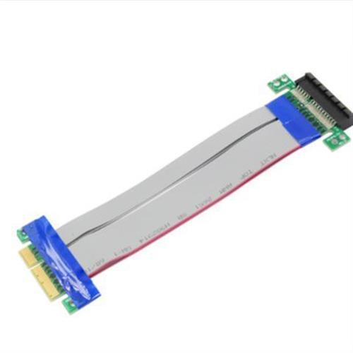 PCI-Ex4软排线转向卡适合1U2UPCIe4X延长线PCIe排线19-34CM线长