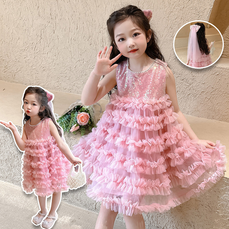 女童连衣裙2025新款夏季洋气