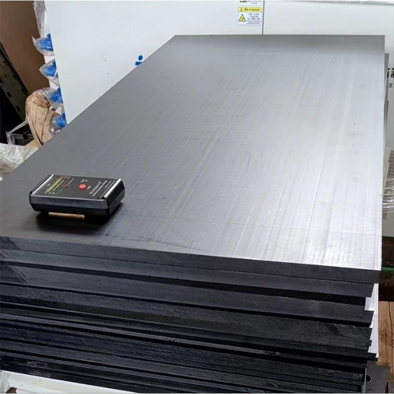 墨黑色PEEK加纤板导电CA30棒耐高温恩欣格peek板CF30聚醚酮板材料