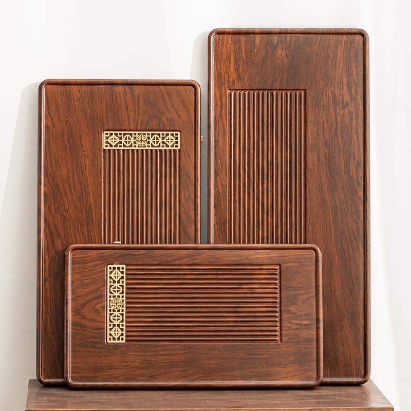茶盘简约家用电木款小型干泡茶台整块高端办公室茶具托盘排水茶海
