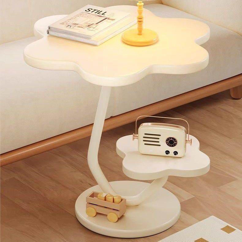 奶油风摆件茶几2024新款边几客厅网红家用小桌子小户型床边桌沙发