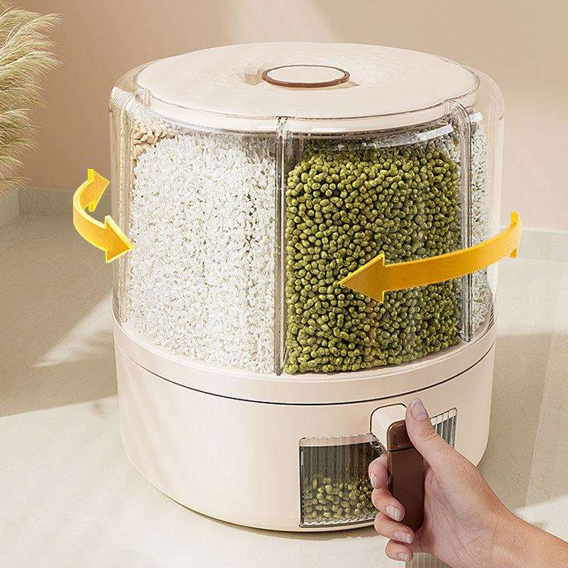 五谷杂粮收纳盒防虫防潮密封储粮桶装米桶家用2025新款储米箱米缸